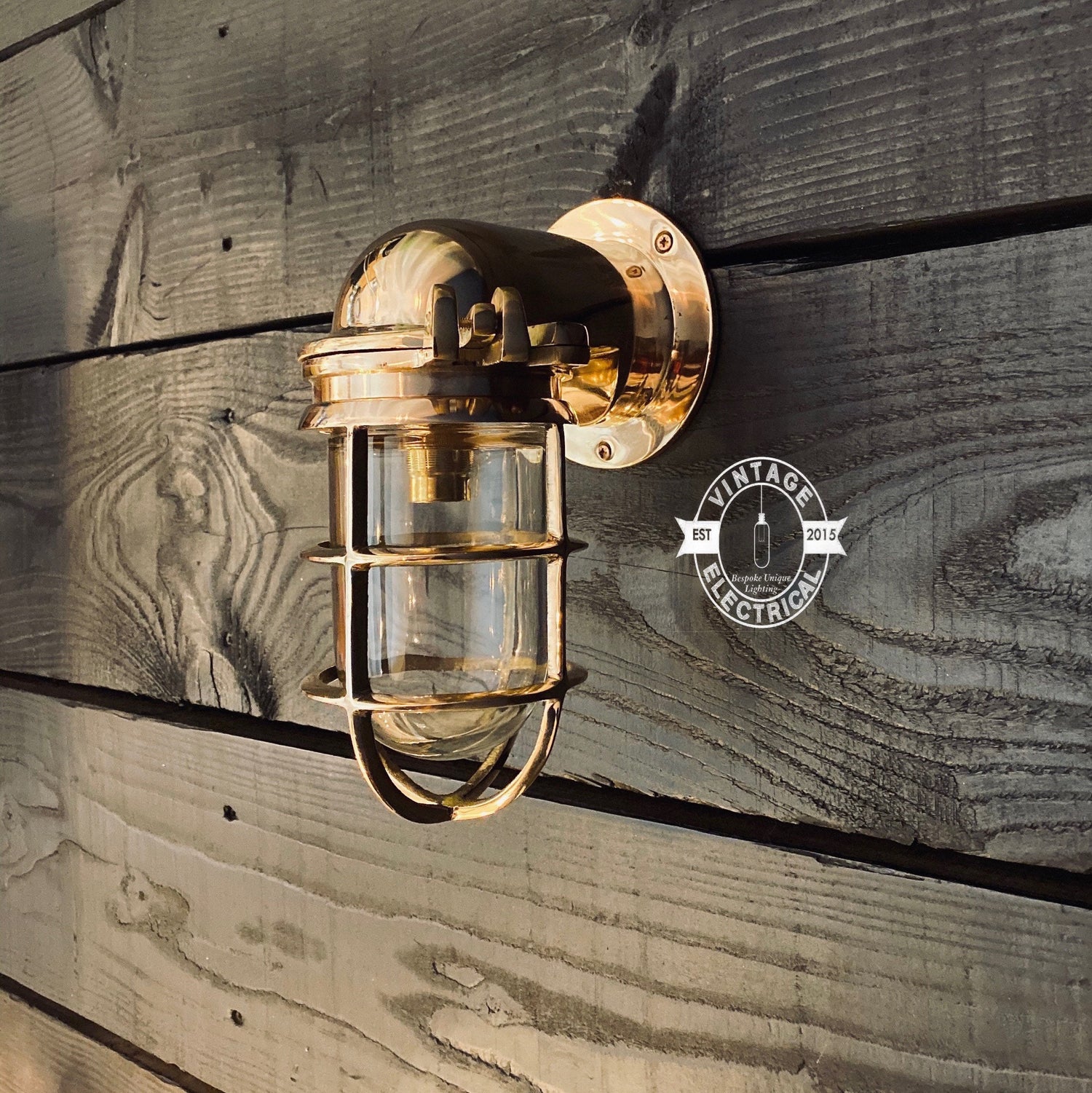 New Antique Brass Swan /wall /passageway Nautical Ship Light With