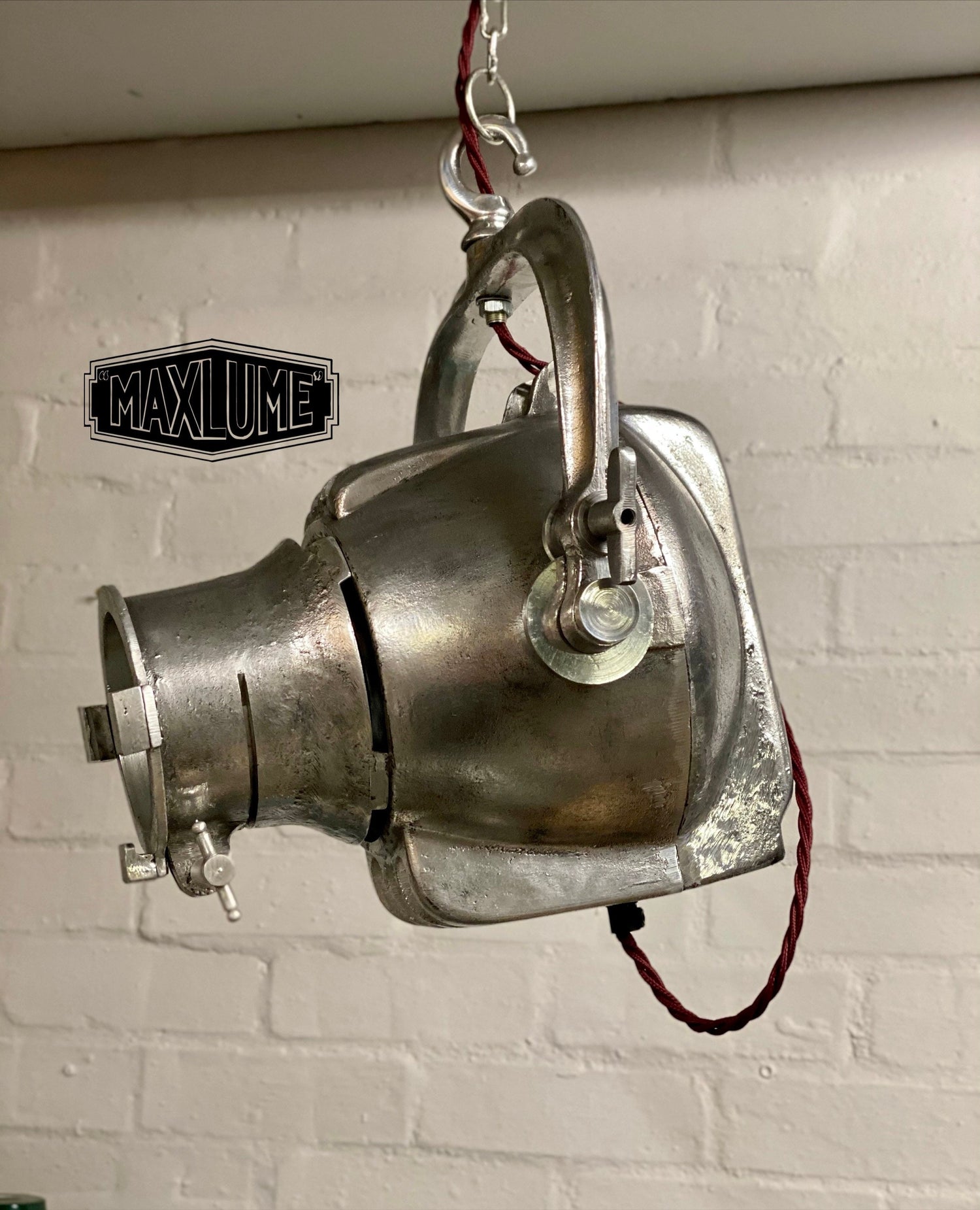 West Acre ~ Maxlume Industrial Theatre Pendant Set Light Spot Light | Ceiling Dining Room | Kitchen Table | Vintage