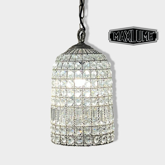 Maxlume ~ French Glass Bird Cage Luxury Chandelier Light Dining Room Ceiling Pendant