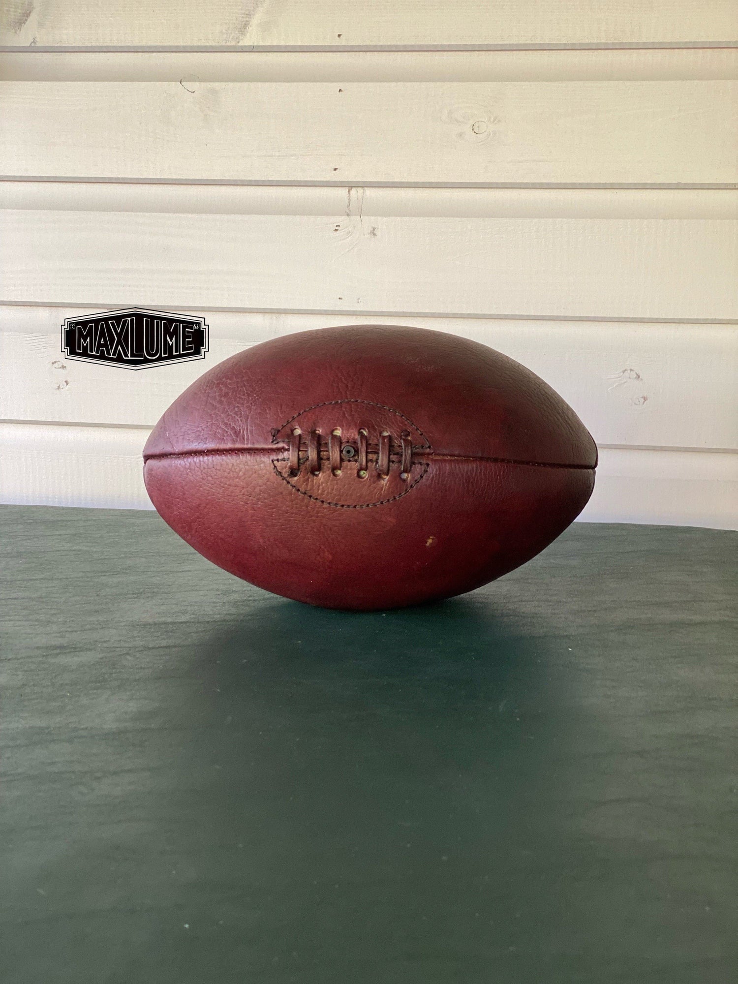 Genuine Leather Vintage Brown Rugby Ball | Retro Birthday Gift idea