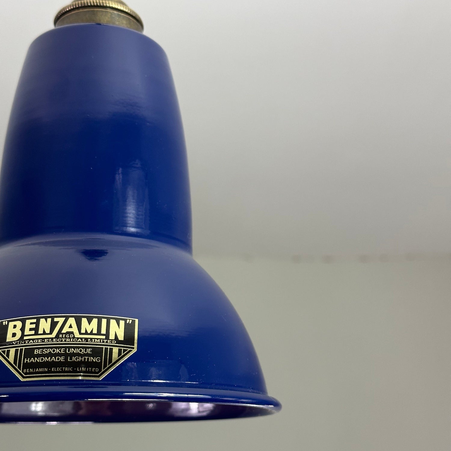 Alby ~ Navy Blue Lampshade Pendant Set Light ~ 6 Inch