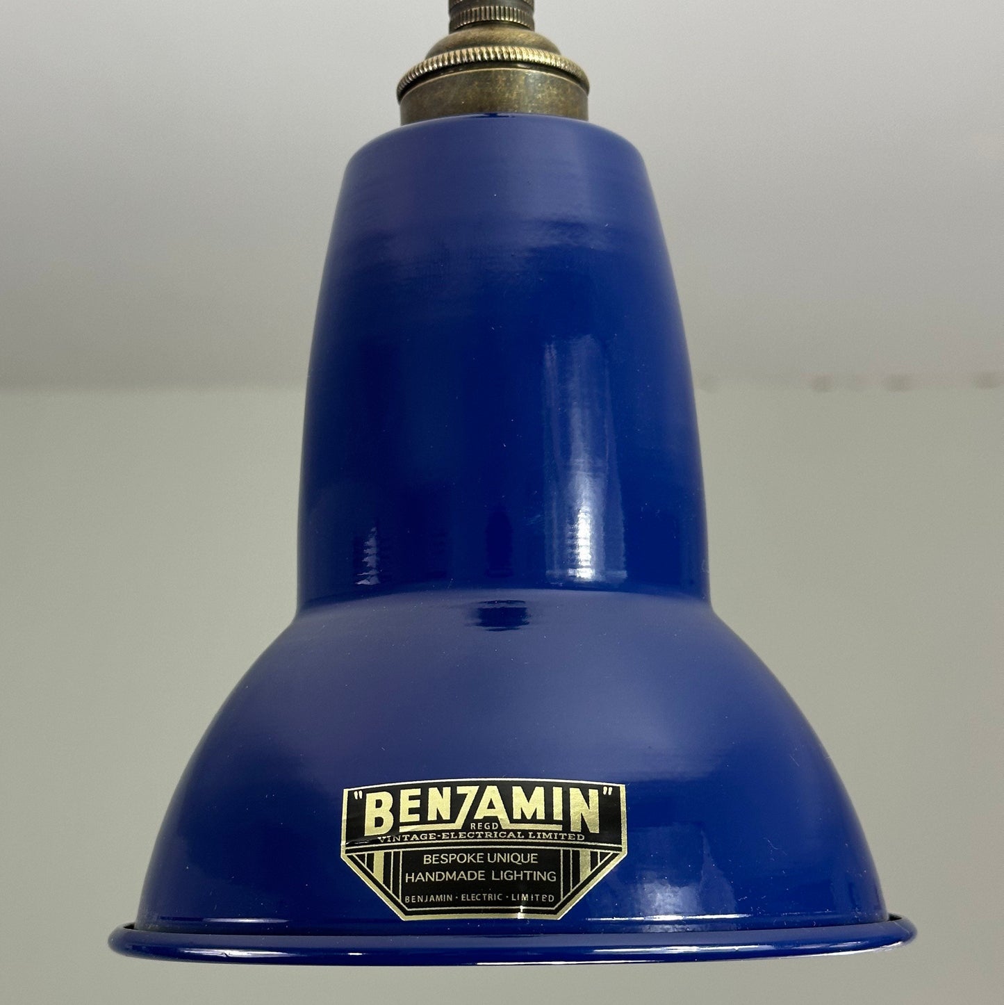 Alby ~ Navy Blue Lampshade Pendant Set Light ~ 6 Inch