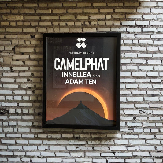 Camelphat ~ Genuine Pacha Ibiza Framed Dj Artwork | A3 Luxury Black Frame