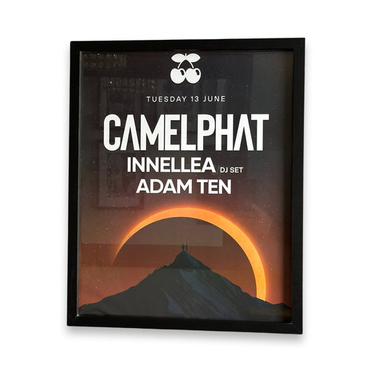 Camelphat ~ Genuine Pacha Ibiza Framed Dj Artwork | A3 Luxury Black Frame